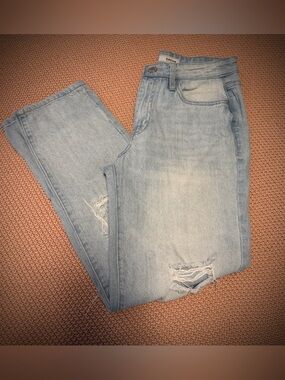 YMI jeans Light Wash Distressed Denim